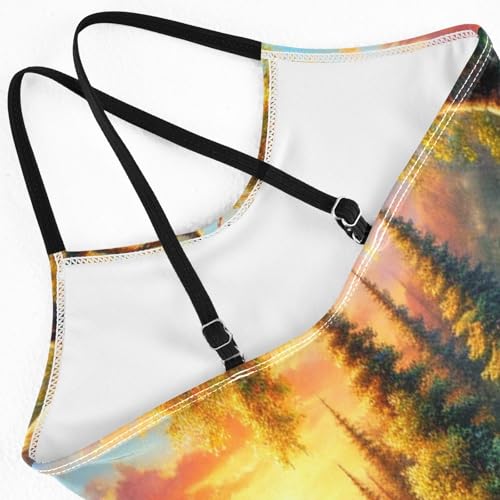 River Cabin Girls Swimsuit Bathing Suit Swimwear Summer Beach One Piece Swimsuits4