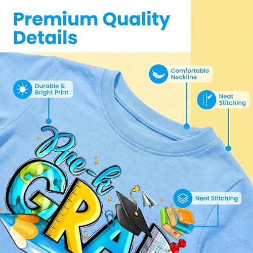 Image of Preschool Graduation Shirt for Kids Pre-K Grad Gifts for Girls Boys T-Shirt Top