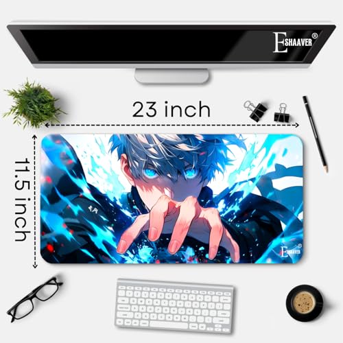 Image of Anime fearturing Large Gaming Mouse Pad, Extended Desktop Mat, 58 x 28 cm (DS 26)