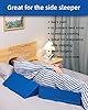 Fanwer Positioning Wedge Pillow for Side Sleeping (3 in 1), 40 Degree Triangle Bed Wedges & Body Positioners for Back Pain, Preventing Bedsores, After Surgery, Knees Elevated, Pregnancy