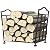 Yengoth Firewood Rack, Foldable Firewood Holder, Firewood Storage Rack for Indoor Outdoor Log Organization and Storage