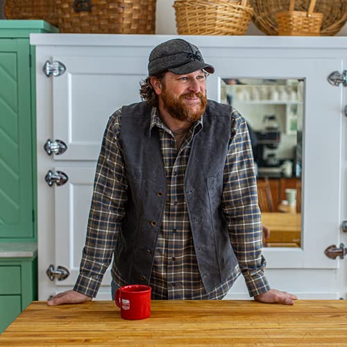 Stormy Kromer Waxed Cotton Vest, Charcoal, X-Large2