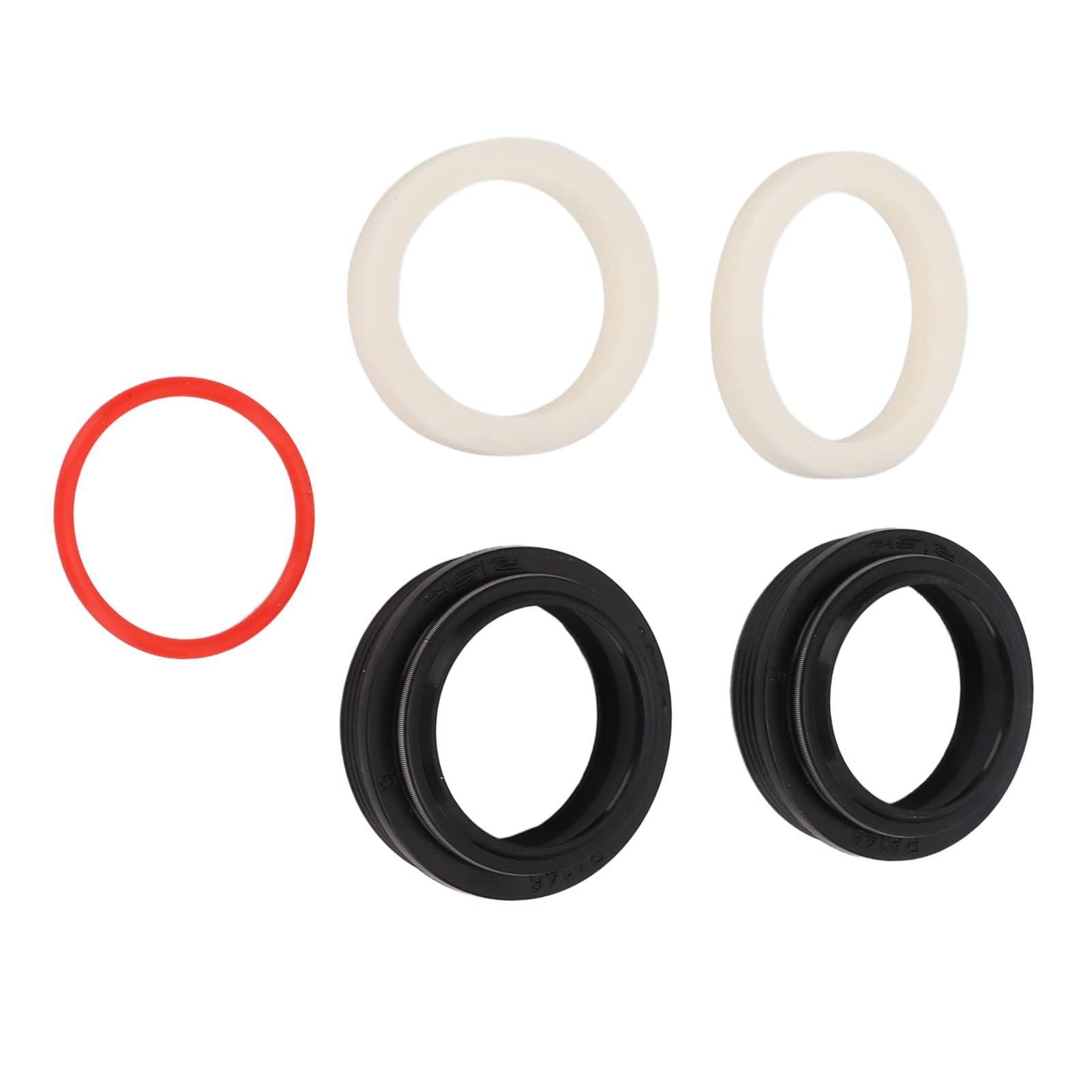 Sello de Polvo de Horquilla Delantera de Bicicleta, Kit de Limpiaparabrisas de Baja Fricción de 32 Mm Anillo de Espuma de Sello de Polvo Kit de Anillo o para Kit de Anillos de Espuma de Horquilla de S