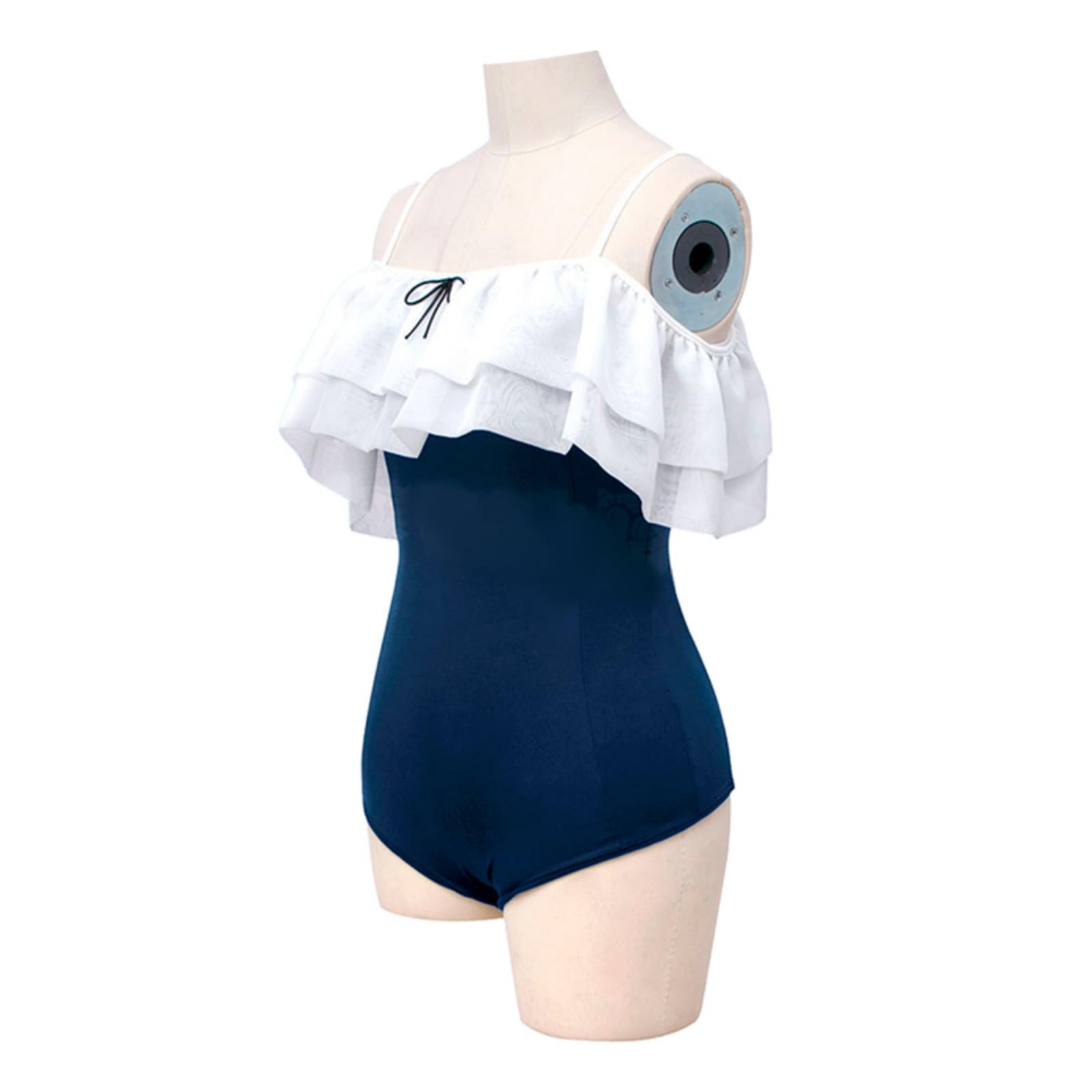 Amazon.co.jp: Plazhen 月雪ミヤコ 水着 コスプレ衣装 髪飾付き