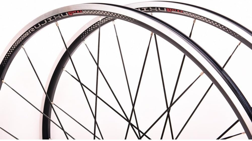 Road Bike Wheelset 700c Rim Brake with 20.5mm Depth Rims, 23C-25C-28C Aluminum Alloy Racing Bike Wheels Suitable for 8/9/10/11 Speed with Quick Release, Wind-Breaking Wheel Group(Gold hub)