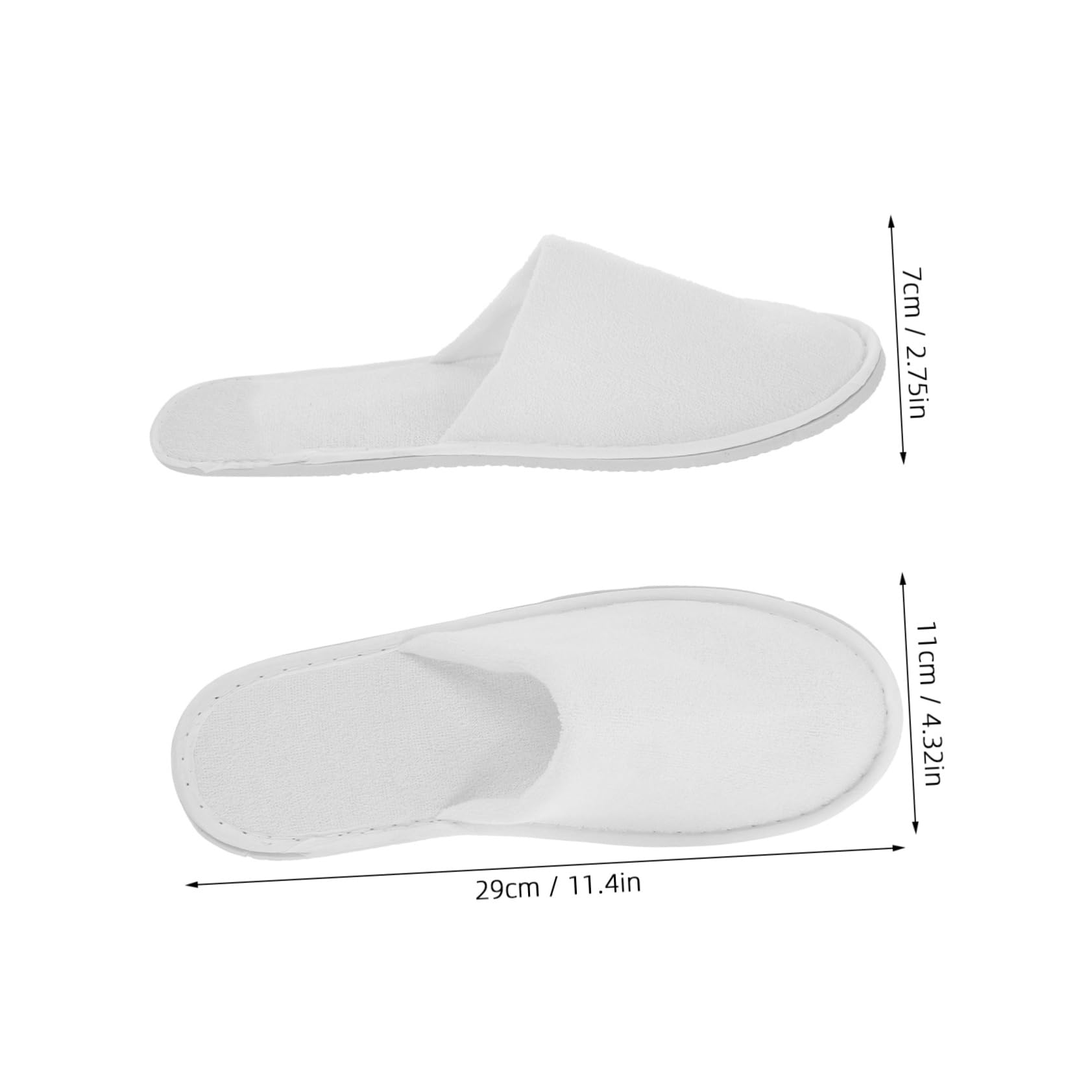 balacoo 5 Pairs Disposable Slippers Extinguishing Insulated Mug Polar Animals Figurines Kerosene Lamp Station Hydro Drain Portable Swifter Fire Extinguisher Mount Absorbent End Cloth White