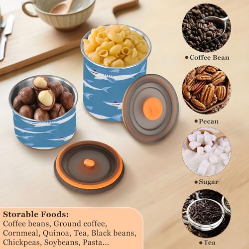 Bote hermético para café Kigai azul 30 oz acero inoxidable miniatura 6