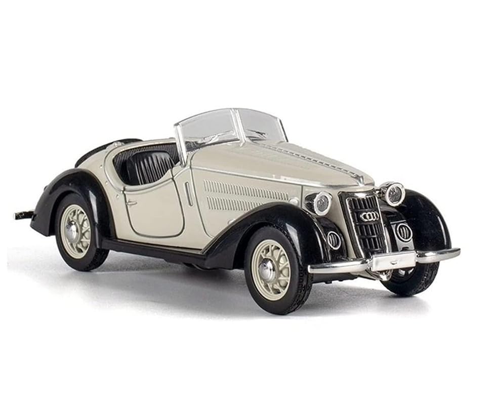 Image of Play Boy 1:32 1936 M-Benz 500 K Vintage Model Diecast Metal Alloy Pullback Toy Vehicle with Openable Doors Light and Music Car for Kids (Multicolor)
