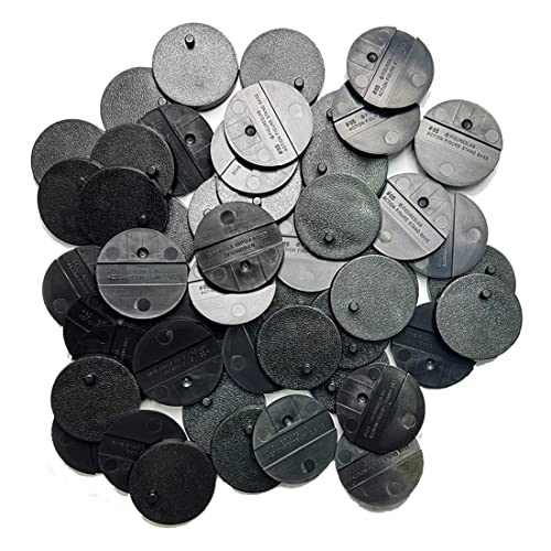 Ebco 50Pcs Round Plastic Model Bases 32Mm For Most 6 Inch Action Figure Such As Marvel Legends /Dc/ Gi Joe/ Motu Toy #TOP5