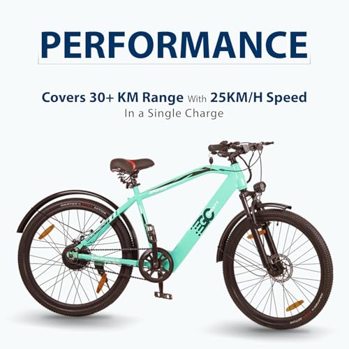 Image of Electric Cycle 250W Motor with 36V Lithium-Ion Battery | 26 inch Fat Mountain Tires | Pedal Assist E-Cycle with Dual Disc Brakes | Ultimate Sports Ride Experience Up to 30 km Rang Man & Woman