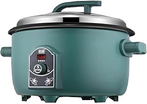 Rice Cooker Household Commercial Adjustable Temperature Canteen Restaurant Large Insulation Rice Cooker for 8-30 People 8L