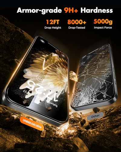 Image of UNBREAKcable for iPhone 15 Pro Screen Protector [Quick-Installation Box] 3-Pack 9H+ Hardness Shatterproof Tempered Glass [99.99% HD Clear] [Case Friendly] [Bubble Free] for iPhone 15 Pro 6.1 inch