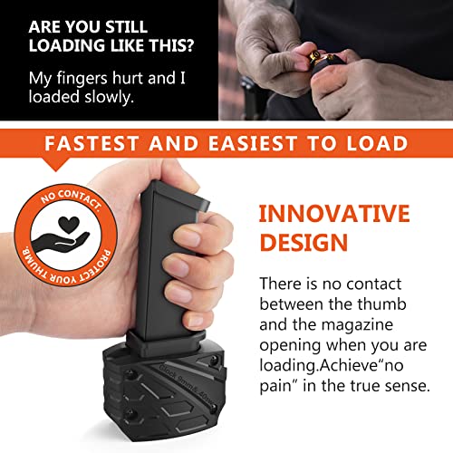 Ludex Magazine Speed Loader for Glock 9mm/.40.Fits Glock 17,18,19,22,23,24,26,27,34,35,45 and 47