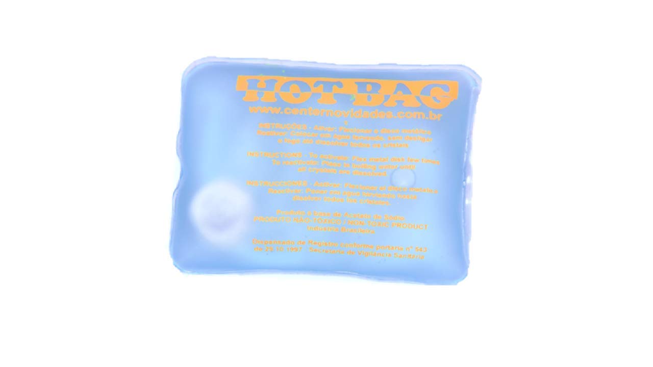 Almofada Térmica Calor Instantâneo Hot Bag (Azul, nº 01)