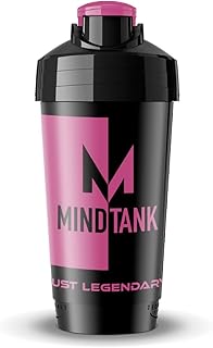 MINDTANK Coctelera de 700 ml, color rosa, base especial para batido perfecto, apto para lavavajillas
