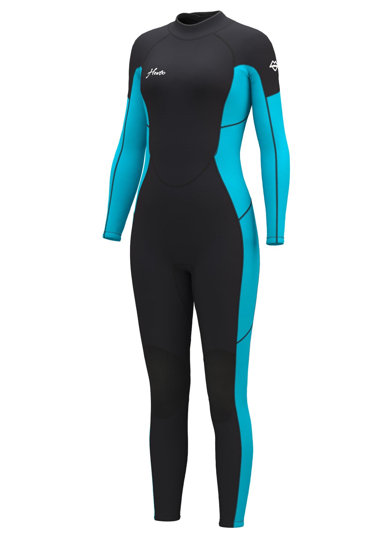 Hevto Women Wetsuit 3/2mm Neoprene Wet Suit Keep Warm in Cold Water for Surfing Swimming Diving