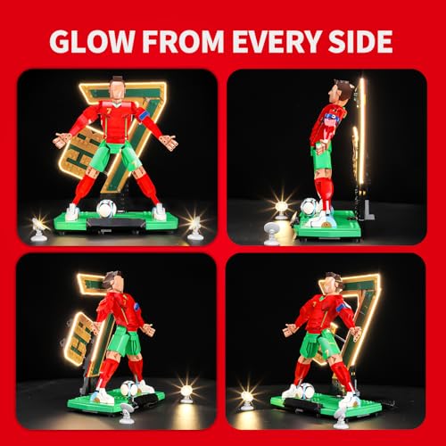 Kit de luces LED Briksmax para Lego Cristiano Ronaldo 43016 2
