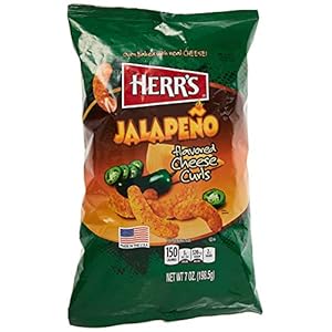 Herr’s JALAPENO CHEESE CURLS 12 x 199 gram