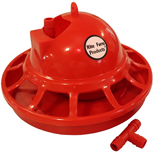 6 Pack of RITE FARM PRODUCTS AUTO PRO Chick Waterer Poultry Baby Chicken Drinker Automatic