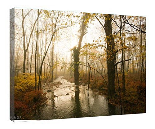 Impression sur toile SE R E N E pour salon cadre en bois déco murale zen 40x50