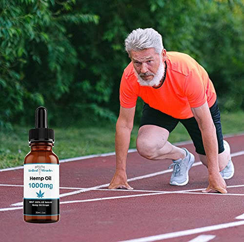 Medical Miracles Hemp Oil - Relief, Quick Healing, Maximum Strength, 100% Natural Tincture May Relieve Muscle, Joint, Knee, Nerve | Fast Acting, Extreme Power (1000mg Hemp Oil) - Image 5