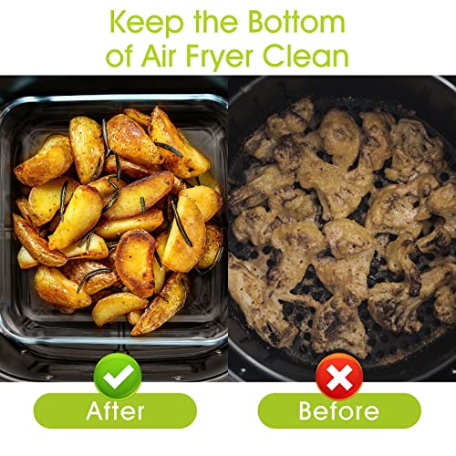 Nutriups Glass Baking Dish Square Baking Pan Glass Brownie Pan Oven Glass Cake Pan Glass Baking Dish For Oven, 9X9 Inches #TOP6