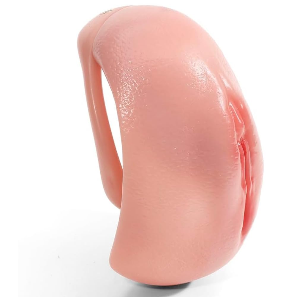 Bondage Masters Chastity Device, Sissy Pussy, 4 Sizes of Ring Included