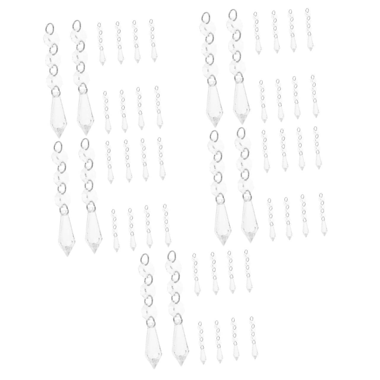 Suspension en cristal acrylique pour décorer une salle de mariage lumineuse