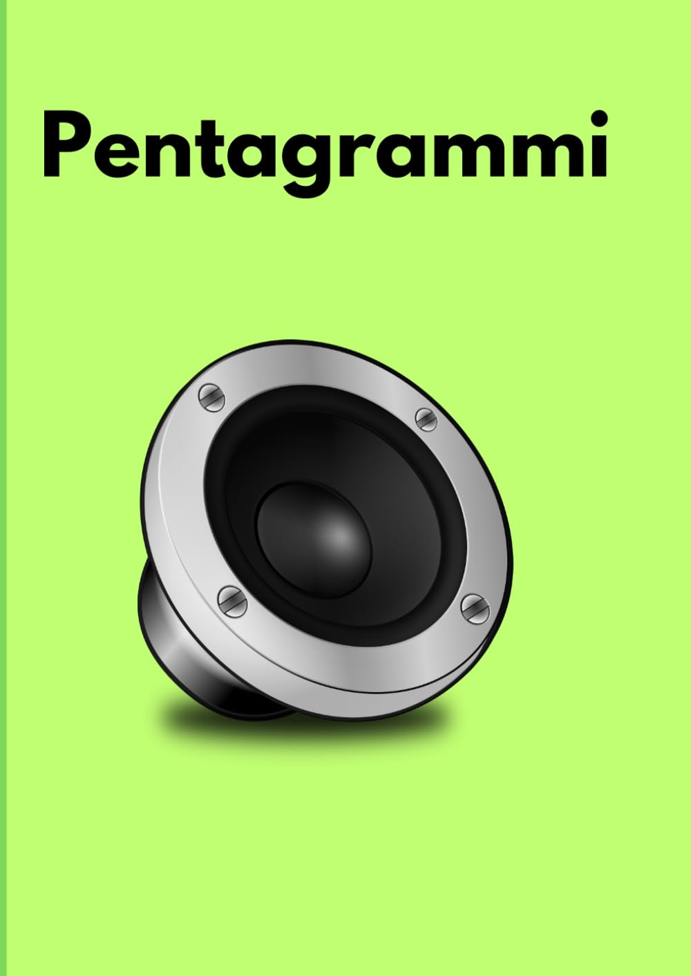 Quaderno Pentagrammato: Formato Grande A4 (21,01 x 29,69) cm | 100 pagine | 10 pentagrammi per pagina: Quaderno di musica con 1000 pentagrammi | Copertina flessibile | Carta di qualitá bianca