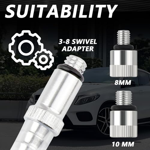 Image of Salior Quart Bottles Fluid Pump Kit,Fluid Transfer Pump Automotive with 3 /8 inch Swivel and 8mm 10mm Adapters for Oil Water Antifreeze,Multi-Purpose Gear Oil Pumps and Differential Fluids Pumps