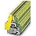 Produktbild PHOENIX CONTACT UKK 5-PE Schutzleiter-Reihenklemme, Schraubanschluss, 4 Anschlüsse, 0.2 mm² - 4 mm² Querschnitt, 24 - 12 AWG, 6.2 mm Breite, Grün/Gelb, 50 Stück