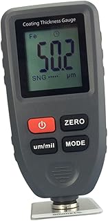 Hohopeti Testador De Revestimento Medidor De Revestimento Digital Testador De Espessura De Revestimento Testador De Montagem Rápida 804Rc2 Pintura Medidor Digital
