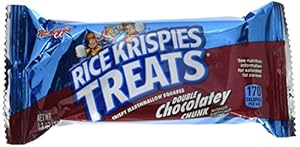 Image of Kellog's Rice Crispies Treats Double Chocolatey Chunk Treats Twenty 1.3 Ounce Bars