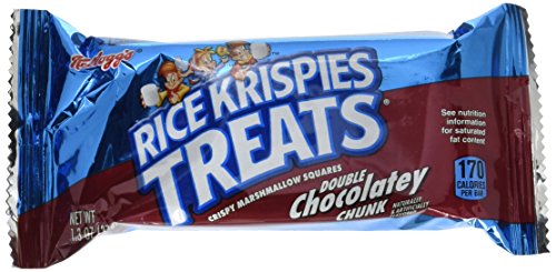 Kellog's Rice Crispies Treats Double Chocolatey Chunk Treats Twenty 1.3 Ounce Bars