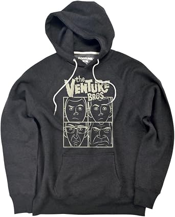 Popfunk The Venture Bros Venture Unisex Slim Fit Pull-Over Heather Hoodie