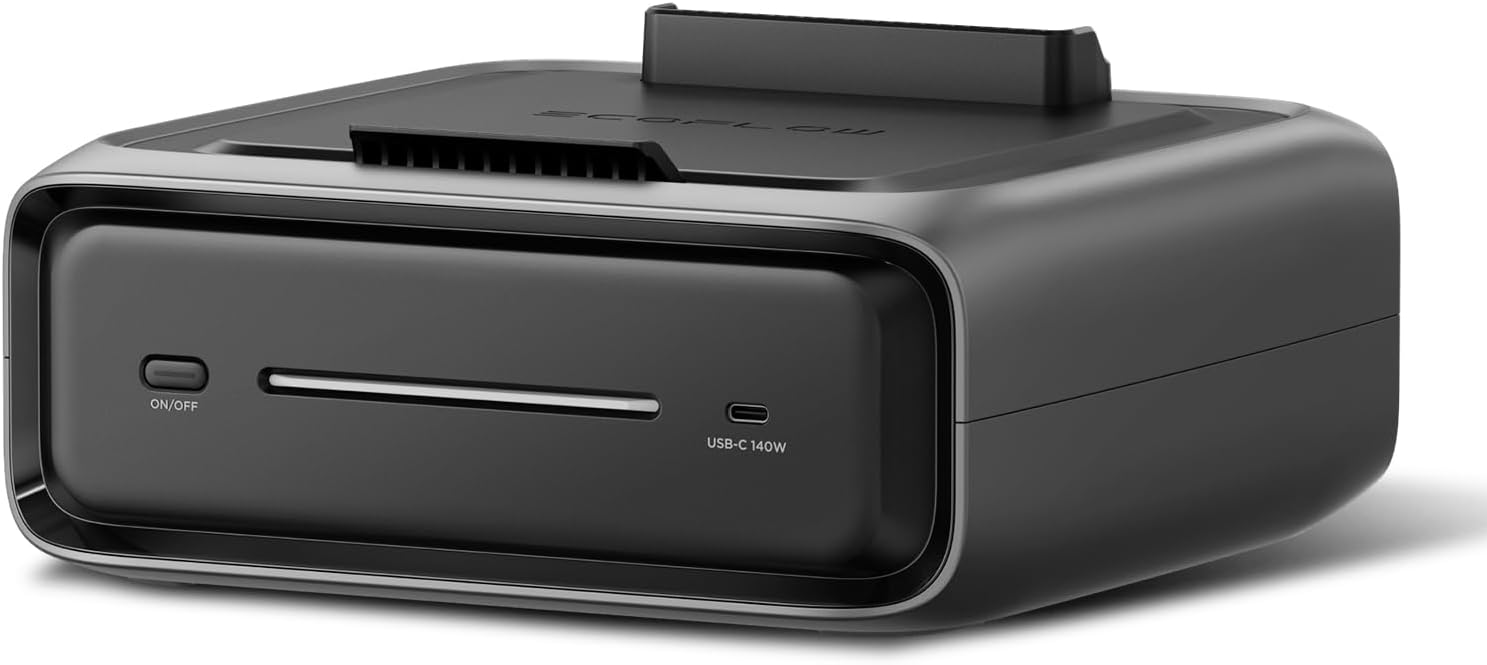 EF ECOFLOW River 3 Plus Portable Power Station Extra Battery EB300, 286Wh Expansion LiFePO4 (LFP) Battery with 10-Year Lifespan, Built-in 140W USB-C Port for Charging/Discharging, Use Independently