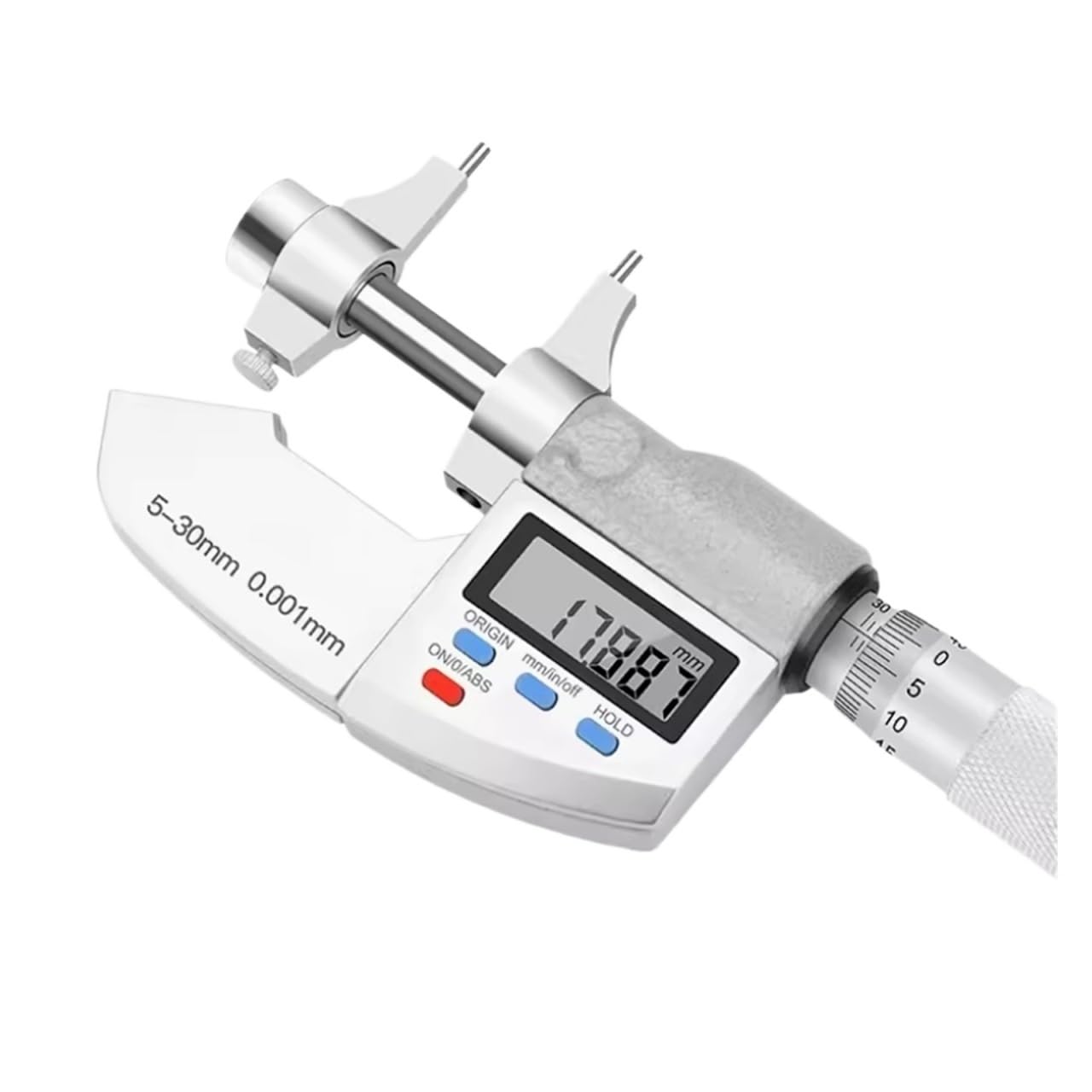 Wodoodporny cyfrowy mikrometr suwmiarka IP65 5-30/25-50mm 0,001mm Elektroniczny narzędzia pomiarowe Testowanie średnicy(25-50MM)