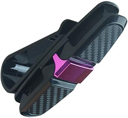 Bomcomi Fibra de Carbono del Coche mont? los titulares de Gafas Tarjetas Pen 180 Grados giran Clips Laterales Dobles Parasol Piezas de veh?culos Bomcomi Fibra de Carbono del Coche mont? los titulares de Gafas Tarjetas Pen 180 Grados giran Clips Laterales Dobles Parasol Piezas de veh?culos