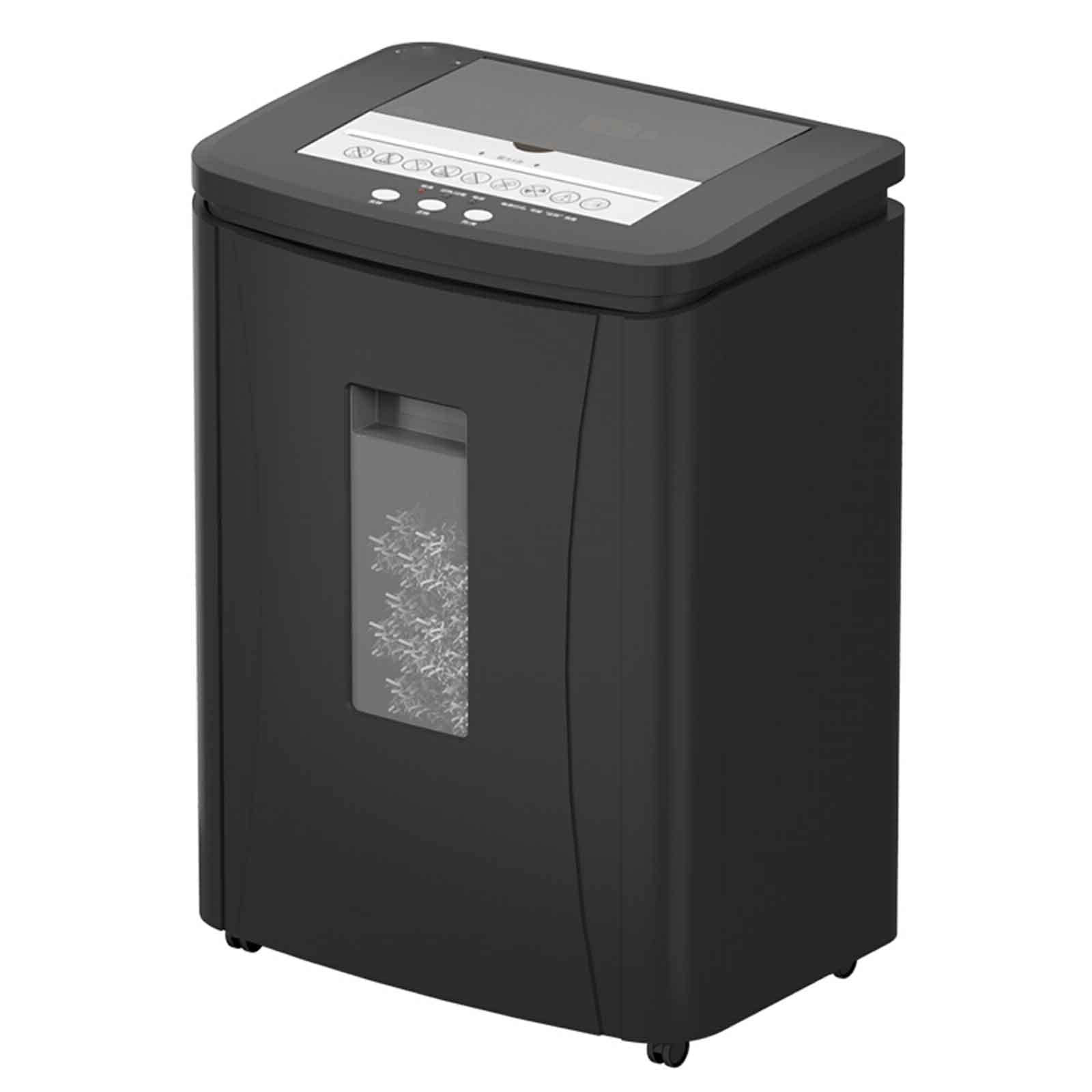 Distruggidocumenti Personale a 5 Fogli Distruggidocumenti Automatico, 4 Livelli di riservatezza, 120 Fogli di Carta alla Volta, 60 Minuti di Lavoro Continuo, capacità 25 Litri, 37X26X52,3 cm