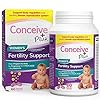 Conceive Plus Fertility Support For Women – Myo-Inositol, Folic Acid, D3, Zinc, Vitamins, Prepare For Pregnancy…
