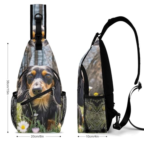 Bolso cruzado casual deportivo para viajes y senderismo miniatura 2