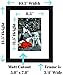 Tasse Verre 9x12 Picture Frames (2-Pack) with Glass Front and Pre-Installed Sawtooth Hanging Hooks, Optional Wide Mat for 6