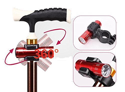 Cane With Seat Sturdy Wide Seat Adjustable Height With Led Light Fluffy Cushion For Elderly Travel Walking Aids Stick Chair Light Hold 350 Lbs #TOP7