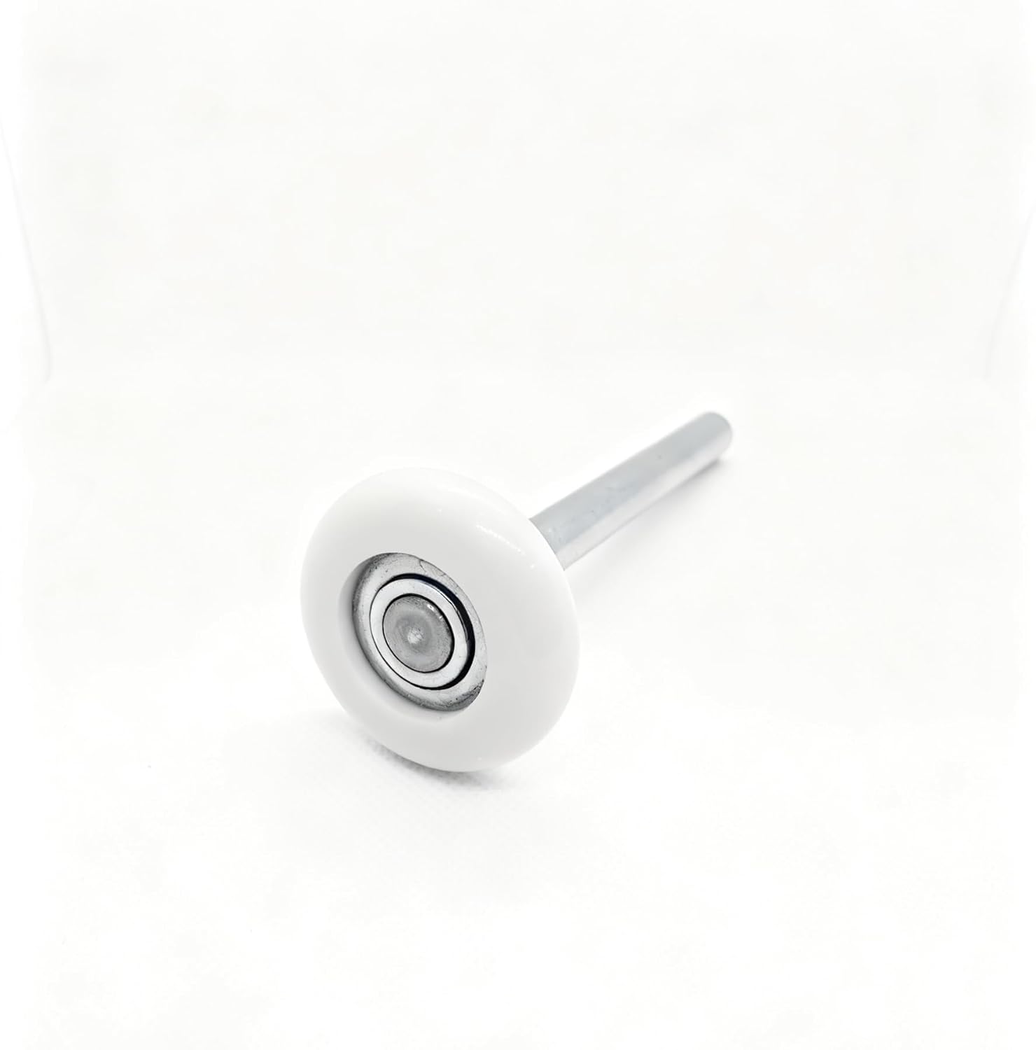 1.8'' Nylon White Garage Door Rollers 4.7” Stem 12 Pack - Quiet and Smooth Garage Door Wheels Replacement - Garage Door Rollers with Double Seal