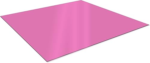 Miniatura 1 de SPEEDYORDERS Espejo acrílico color oro rosa plexiglás de 12 x 12 pulgadas, espejo de esquina afilada inastillable, espejos de plástico para pared,