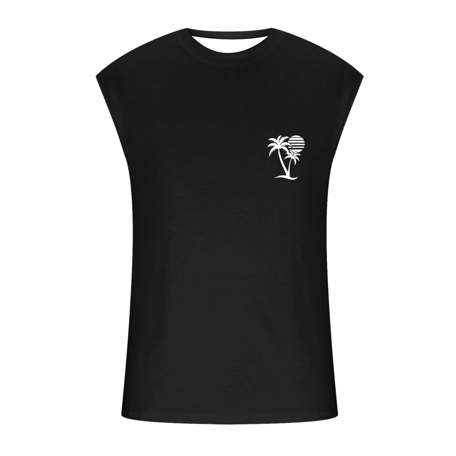 Debardeur Homme Marcel Tshirt sans Manche Débardeur Running Tee Shirt Power Shape Vest Coton Sport Maillot Marcelle T-Shirt Gilet Ete Manches Côtelé De Corps Été