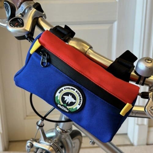 Ericetion Bike Handlebar Bag for Kids Waterproof Bike Front Frame Triangle Bag Small Bicycle Handle Bar Bag for Boys Girls MTB Road Bikes - Image 3