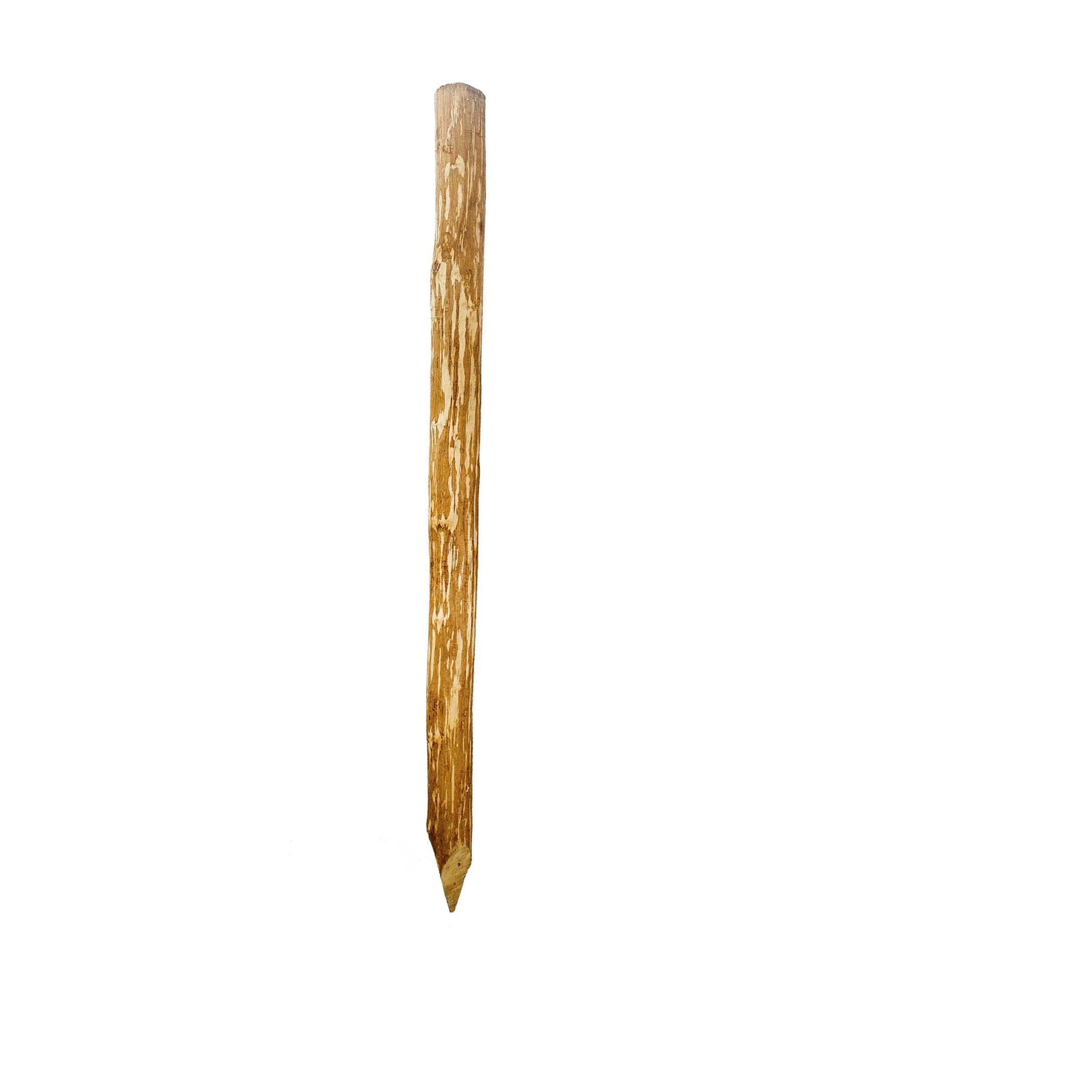 Zaunpfahl 8 Stück Staketenzaun Zaunpfosten Holzpfosten Haselnuss Kastanienzaun Zaunpfähle Höhe: 120 cm