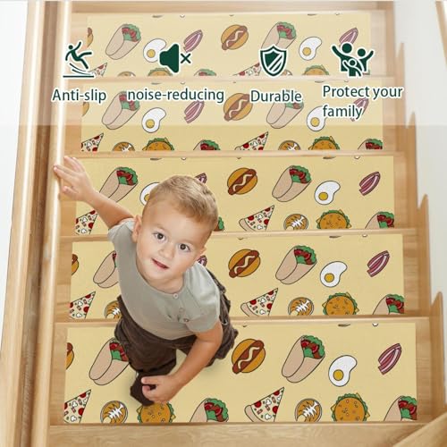 Tapis d'escalier antidérapants pour sécuriser la maison des grands-parents