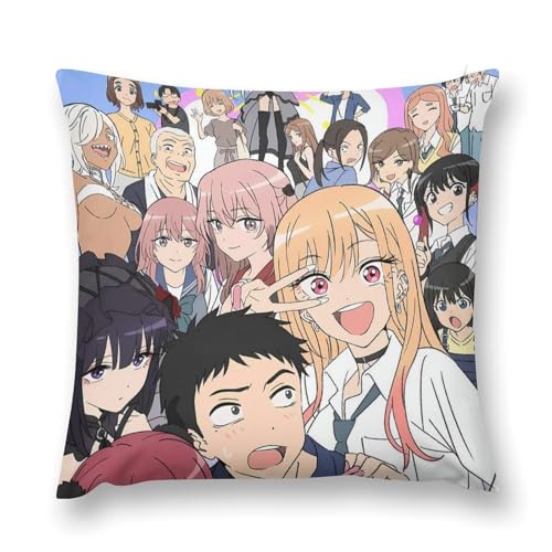 ソフトタッチ その着せ替え人形は恋をする ボルスターカバー おしゃれ オフィス プレゼント 26 "x26 "